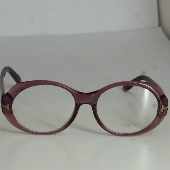 BRAND NEW TOM FORD TF 5246 083 PURPLE AUTHENTIC EYEGLASSES FT 55-17-140 ITALY - Picture 3 of 8
